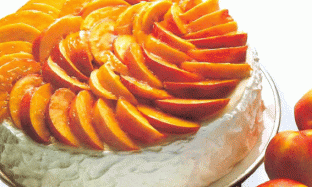 Рецепт бисквитного торта с нектарином