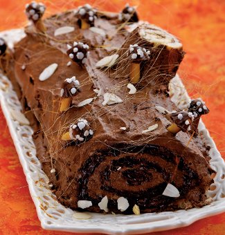 Торт Шоколадное полено на Пасху