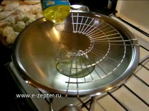 Жареные пирожки в посуде ВОК от Цептер (Zepter)