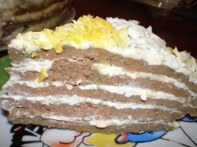 Торт из печени 'ольга'