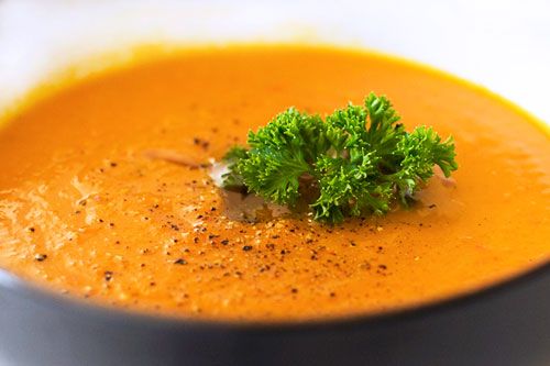 Суп-пюре из моркови (на белом соусе)