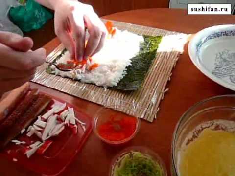 Рецепт приготовления горячих темпурных роллов