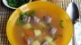 Суп картофельный с рыбными фрикадельками