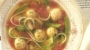 Овощной суп с фрикадельками из мяса индейки