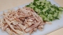 Закуска с огурцами и курицей