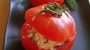 Помидоры, фаршированные мясом курицы