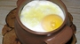 Яйца в горшочках с моцареллой