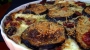 Запеканка из баклажанов с вареным мясом