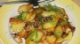 Картофель, фаршированный сельдью и грибами