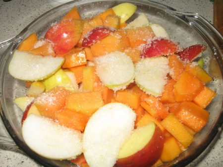 Рецепт тыквы, тушенной с яблоками