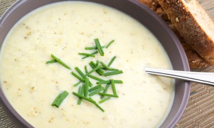 Рецепт сырного супа с кольраби