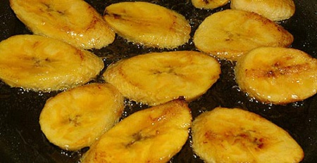 Рецепт жареных бананов