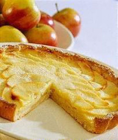 Рецепт - Итальянский яблочный пирог на 14 февраля