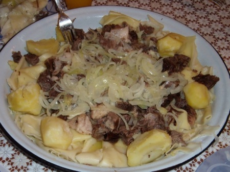 Рецепт Бешбармак. Национальное казахское блюдо