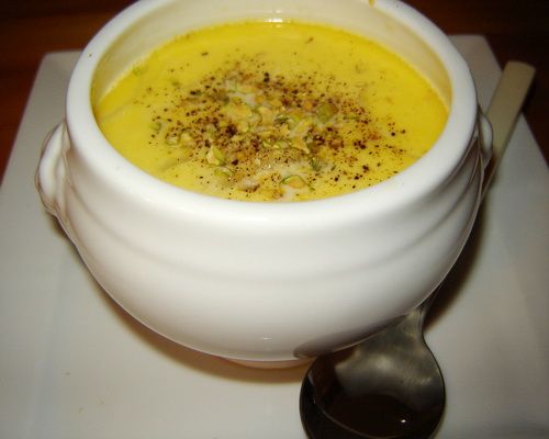 Хлебно-луковый суп со сметаной