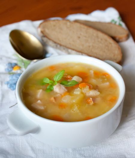 Гороховый суп с ветчиной