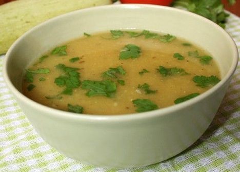 Суп-пюре из кабачков и тыквы