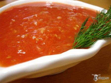 Соус чесночно-томатный