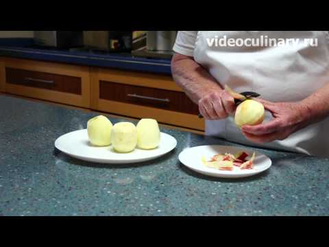 Рецепт - Булочки с яблочной начинкой от http://videoculinary.ru